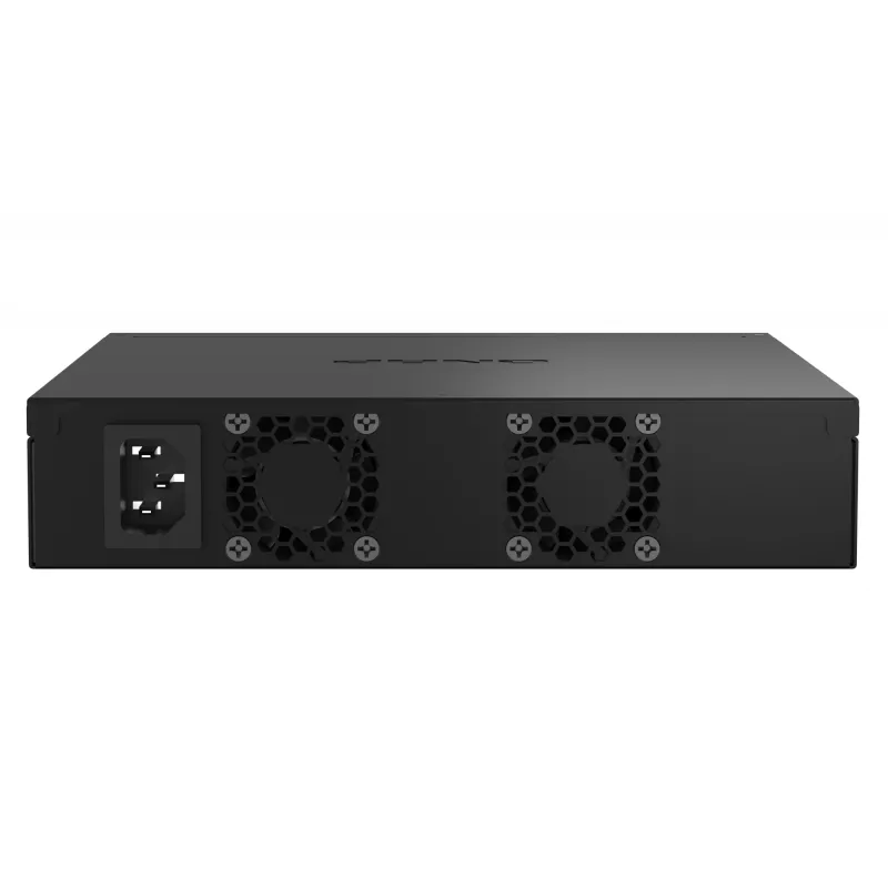 QNAP QSW-M2108R-2C spravovateľný prepínač L2, 8 x 2,5GbE + 2 x 10GbE SFP+/RJ-45 combo, polovičná šírka, montovateľný do racku