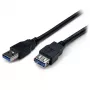 StarTech.com 2m čierny SuperSpeed USB 3.0 predlžovací kábel A na A – M/F