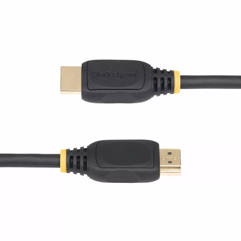 StarTech.com 18 palcov (0,5 m) HDMI 2.0 predlžovací kábel, High Speed HDMI port-saver kábel, 4K 60Hz, HDMI konektor samec na konektor samica predlžovací adaptér kábel, HDMI predlžovací kábel, M/F