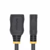 StarTech.com 1m HDMI 2.0 predlžovací kábel, High Speed HDMI portsaver kábel, 4K 60Hz, HDMI konektor samec na konektor samica predlžovací adaptér kábel, HDMI predlžovací kábel, M/W