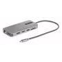 StarTech.com USB-C trojmonitorový multiport adaptér, duálny 4K 60 Hz + 4K 30 Hz HDMI & DisplayPort, 4-portový USB hub, 100 W PD Pass-Through, GbE, SD/MicroSD čítačka kariet