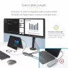 StarTech.com USB-C trojmonitorový multiport adaptér, duálny 4K 60 Hz + 4K 30 Hz HDMI & DisplayPort, 4-portový USB hub, 100 W PD Pass-Through, GbE, SD/MicroSD čítačka kariet