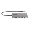 StarTech.com USB-C trojmonitorový multiport adaptér, duálny 4K 60 Hz + 4K 30 Hz HDMI & DisplayPort, 4-portový USB hub, 100 W PD Pass-Through, GbE, SD/MicroSD čítačka kariet