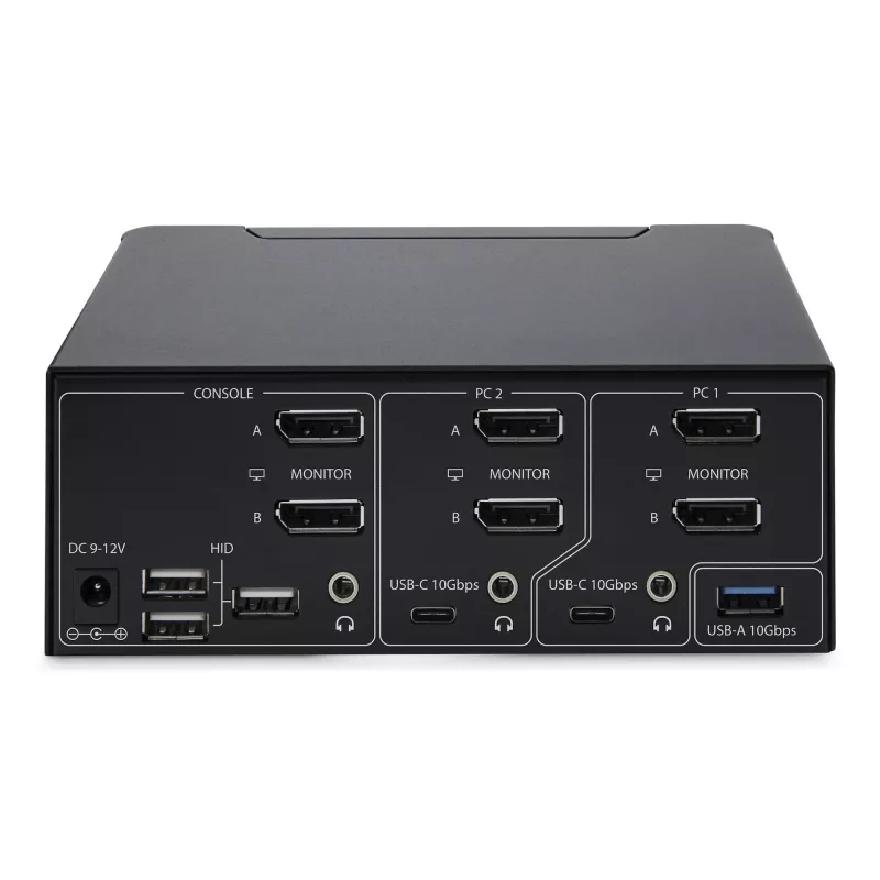 StarTech.com P2CDD143-KVM-SWITCH KVM switch čierny