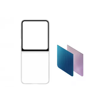 Samsung EF-ZF731CTEGWW puzdro na telefón 17 cm (6,7 palca) flip kryt transparentný