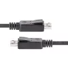 StarTech.com 10ft (3m) DisplayPort 1.2 kábel – 4K x 2K Ultra HD VESA certifikovaný DisplayPort kábel – DP na DP kábel pre monitor – DP video/display kábel – zaisťovacie DP konektory samec