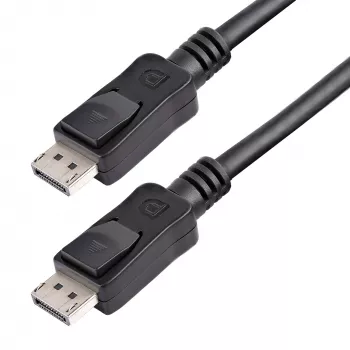 StarTech.com 1,8 m (6ft) DisplayPort 1.2 kábel – 4K x 2K Ultra HD VESA certifikovaný DisplayPort kábel – DP na DP kábel pre monitor – DP video/display kábel – zaisťovacie DP konektory samec