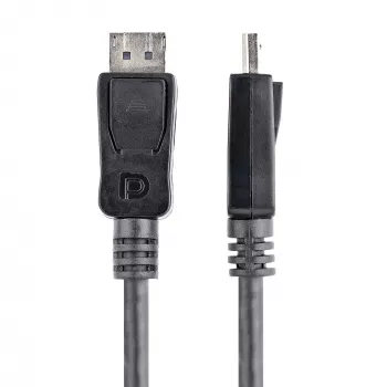 StarTech.com 1,8 m (6ft) DisplayPort 1.2 kábel – 4K x 2K Ultra HD VESA certifikovaný DisplayPort kábel – DP na DP kábel pre monitor – DP video/display kábel – zaisťovacie DP konektory samec