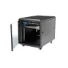 StarTech.com 4-stĺpikový 12U serverový rack, uzamykateľná 19-palcová dátová skriňa pre počítačové/AV/IT zariadenia, kancelársky/domáci sieťový rack s kolieskami a nastaviteľnými montážnymi lištami