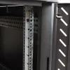 StarTech.com 4-stĺpikový 12U serverový rack, uzamykateľná 19-palcová dátová skriňa pre počítačové/AV/IT zariadenia, kancelársky/domáci sieťový rack s kolieskami a nastaviteľnými montážnymi lištami