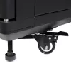 StarTech.com 4-stĺpikový 12U serverový rack, uzamykateľná 19-palcová dátová skriňa pre počítačové/AV/IT zariadenia, kancelársky/domáci sieťový rack s kolieskami a nastaviteľnými montážnymi lištami