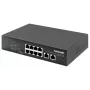 Intellinet 8-port Gigabit Ethernet PoE+ switch 120W 2 uplink porty