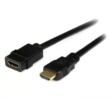 StarTech.com 2 m (6 ft) predlžovací HDMI kábel – HDMI samec na HDMI samica – 4K predlžovací HDMI kábel – 4K 30 Hz UHD HDMI kábel s Ethernet M/F – High Speed HDMI 1.4 kábel – predlžovací HDMI kábel