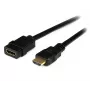 StarTech.com 2 m (6 ft) predlžovací HDMI kábel – HDMI samec na HDMI samica – 4K predlžovací HDMI kábel – 4K 30 Hz UHD HDMI kábel s Ethernet M/F – High Speed HDMI 1.4 kábel – predlžovací HDMI kábel