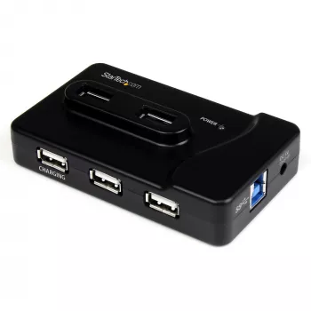 StarTech.com 6-portový USB 3.0 / USB 2.0 kombi hub s 2A nabíjacím portom – 2x USB 3.0 & 4x USB 2.0
