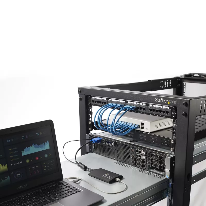 StarTech.com KVM konzola na USB 2.0 prenosný adaptér pre notebook Crash Cart