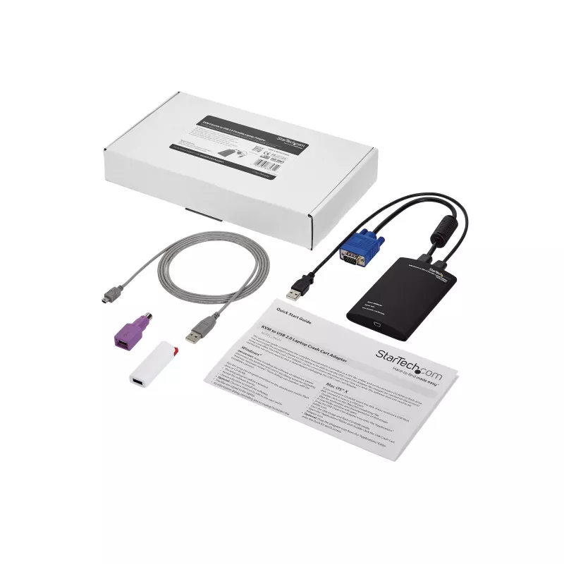 StarTech.com KVM konzola na USB 2.0 prenosný adaptér pre notebook Crash Cart