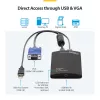 StarTech.com KVM konzola na USB 2.0 prenosný adaptér pre notebook Crash Cart