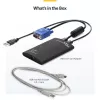 StarTech.com KVM konzola na USB 2.0 prenosný adaptér pre notebook Crash Cart