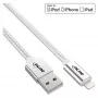 InLine Lightning USB kábel, pre iPad, iPhone, iPod, strieborný/alu 1 m MFi certifikovaný