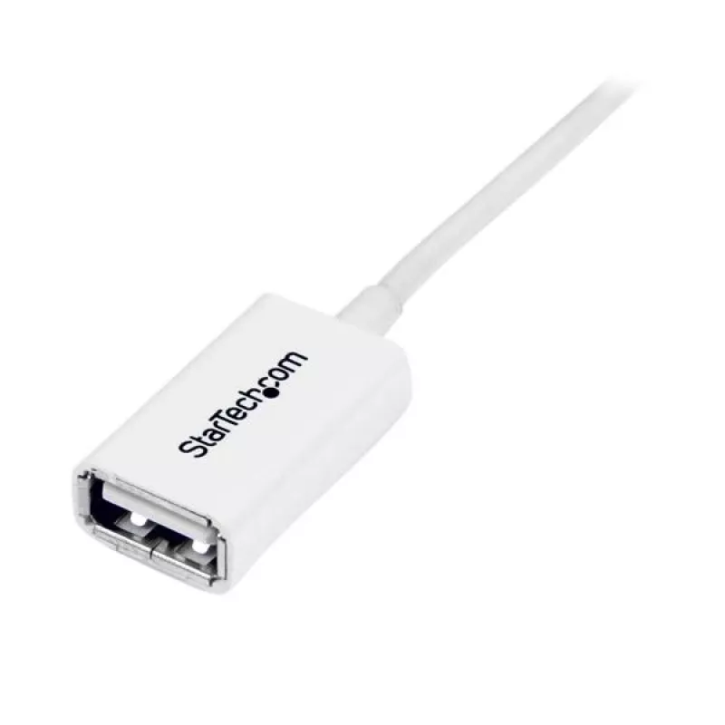 StarTech.com 3 m biely USB 2.0 predlžovací kábel A na A – M/W
