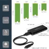 StarTech.com M.2 SSD puzdro pre M.2 SATA SSD - USB 3.1 (10 Gbit/s) s USB-C káblom