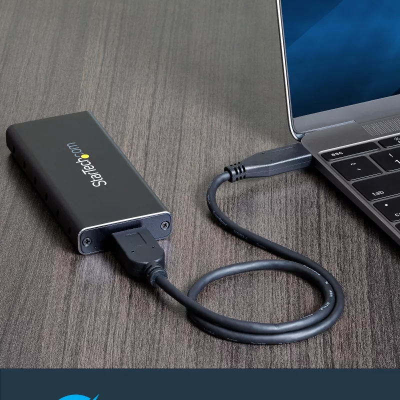 StarTech.com M.2 SSD puzdro pre M.2 SATA SSD - USB 3.1 (10 Gbit/s) s USB-C káblom