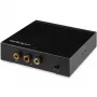 StarTech.com HD2VID2 prevodník HDMI na RCA (kompozitné video) so zvukom, NTSC/PAL, 1080p, čierny