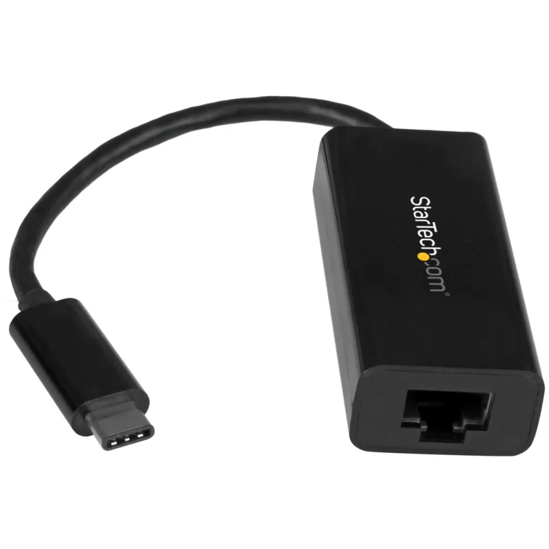 StarTech.com USB-C na Gigabit Ethernet adaptér - čierny