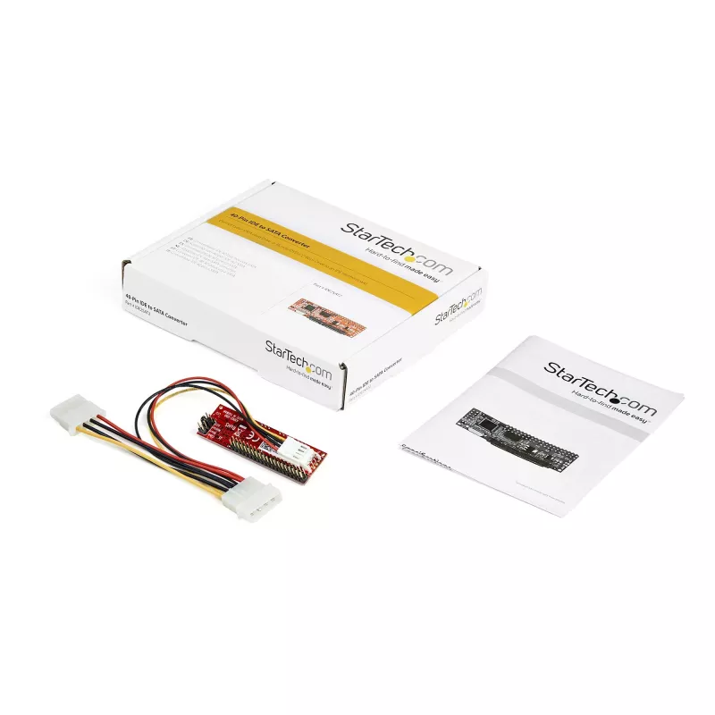 StarTech.com IDE na SATA adaptér pre pevný disk alebo optickú mechaniku – 40-pin PATA na 2,5