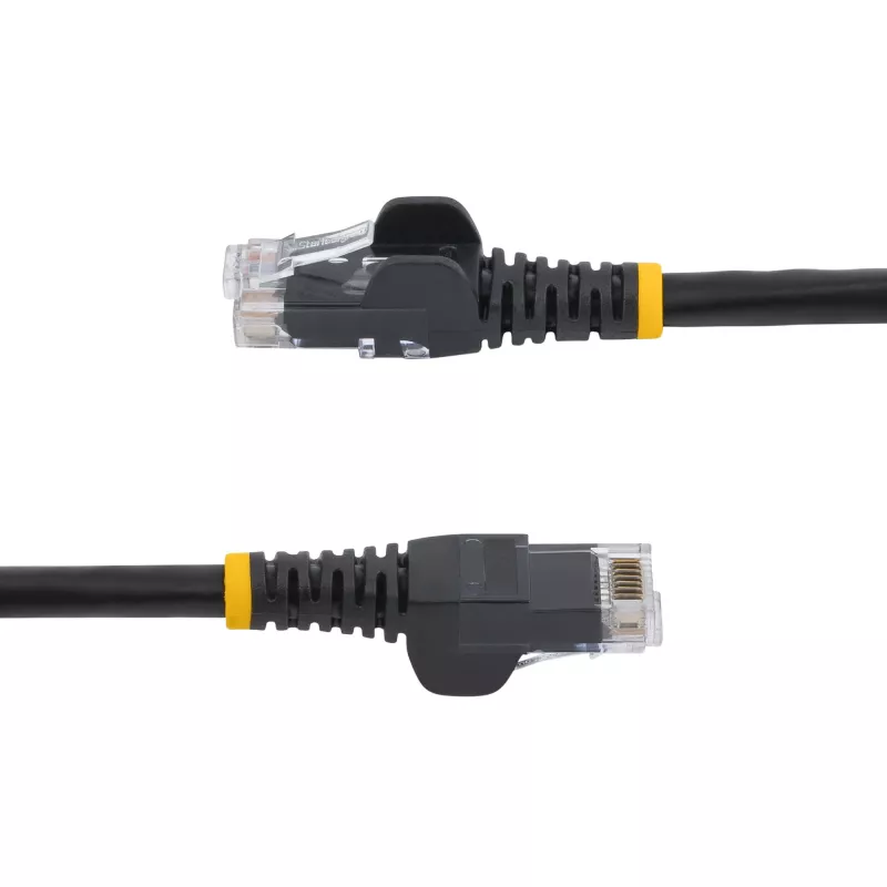 StarTech.com Cat5e Ethernet patch kábel s bezzápadkovými RJ45 konektormi – 10 m, čierny