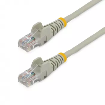 StarTech.com Cat5e Ethernet patch kábel s RJ45 konektormi bez zaistenia – 10 m, sivá