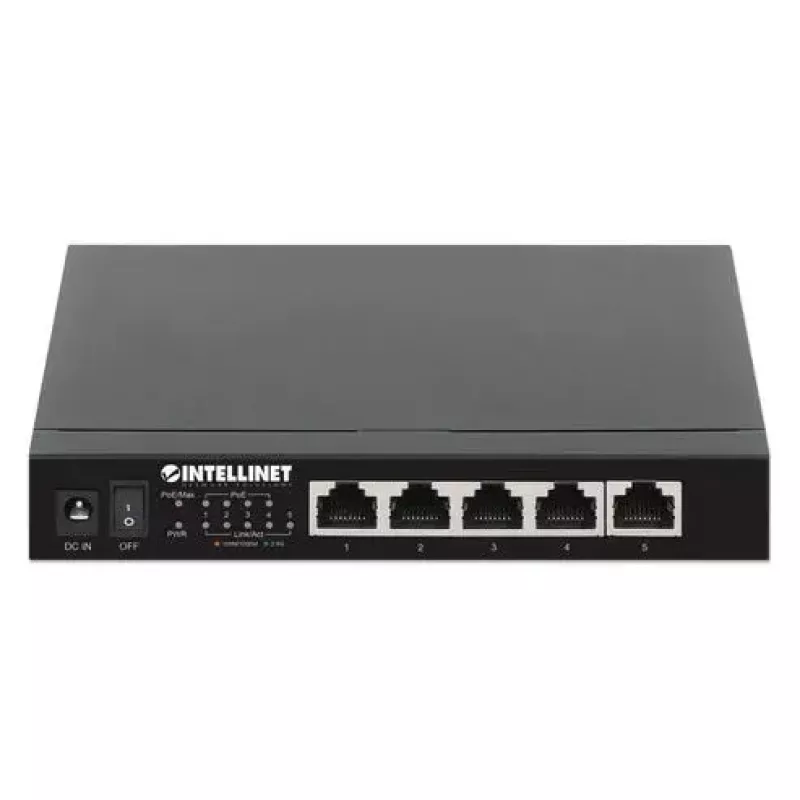 Neřízený switch Intellinet 5-portový 2.5G Ethernet PoE+ 55W