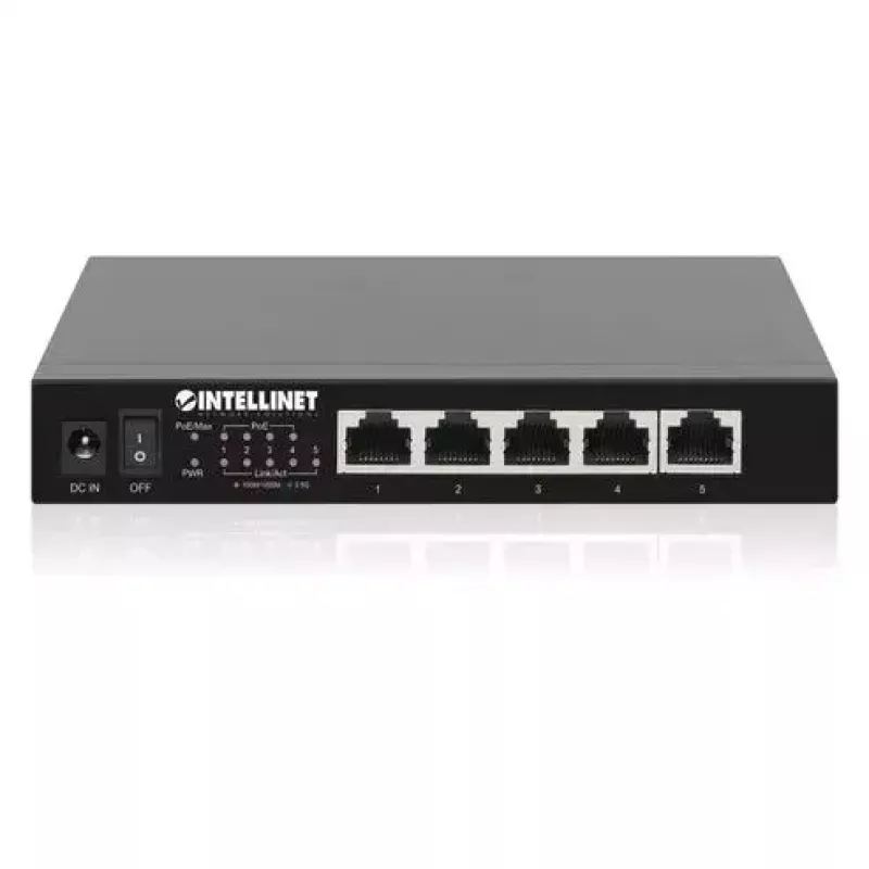 Neřízený switch Intellinet 5-portový 2.5G Ethernet PoE+ 55W