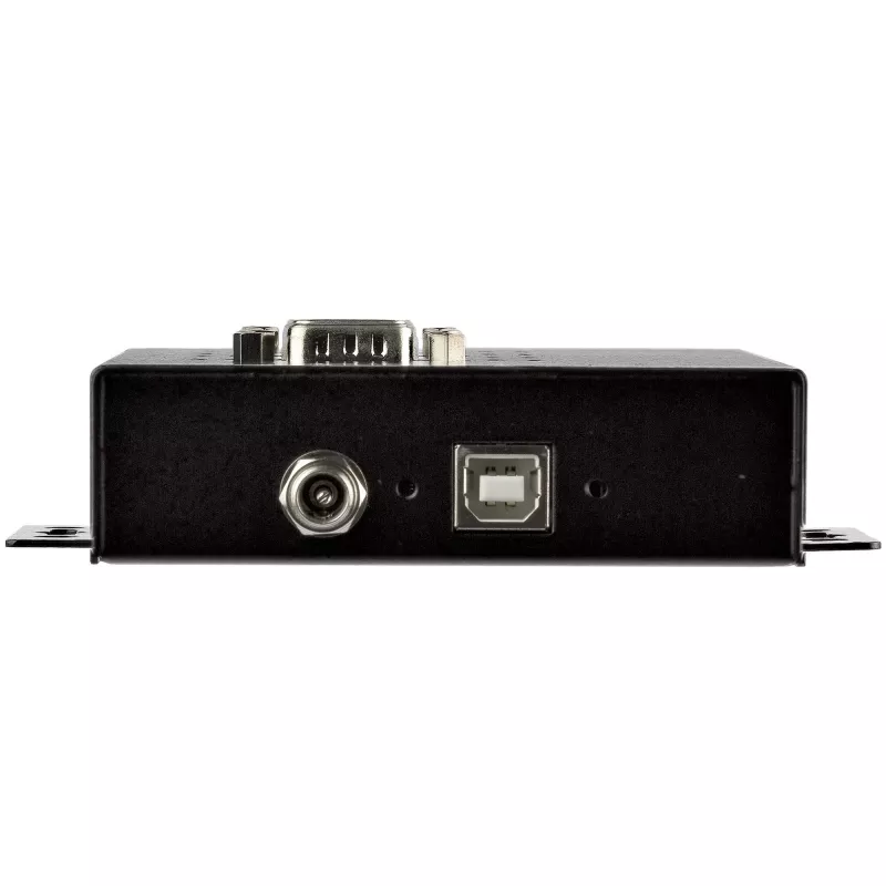 StarTech.com 4-portový sériový hub USB na RS232/RS485/RS422 adaptér - priemyselný USB 2.0 na DB9 sériový konvertor hub - IP30 certifikovaný - na lištu montovateľný sériový kovový hub - 15kV ESD ochrana