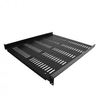 StarTech.com 1U serverová racková polica – univerzálna vetraná racková výsuvná polica pre 19-palcový sieťový rack a skriňu – robustný dizajn – nosnosť 25 kg – 50,8 cm hlboká polica, čierna