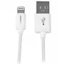 StarTech.com 1 m USB na Lightning kábel – nabíjací kábel pre iPhone/iPad/iPod – Lightning na USB kábel s funkciou rýchleho nabíjania – Apple MFi certifikovaný – biely