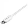 StarTech.com 1 m USB na Lightning kábel – nabíjací kábel pre iPhone/iPad/iPod – Lightning na USB kábel s funkciou rýchleho nabíjania – Apple MFi certifikovaný – biely