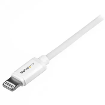 StarTech.com 1 m USB na Lightning kábel – nabíjací kábel pre iPhone/iPad/iPod – Lightning na USB kábel s funkciou rýchleho nabíjania – Apple MFi certifikovaný – biely