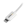 StarTech.com 2 m (6 ft.) USB na Lightning kábel - dlhý iPhone / iPad / iPod nabíjací kábel - Lightning na USB kábel - Apple MFi certifikovaný - biely
