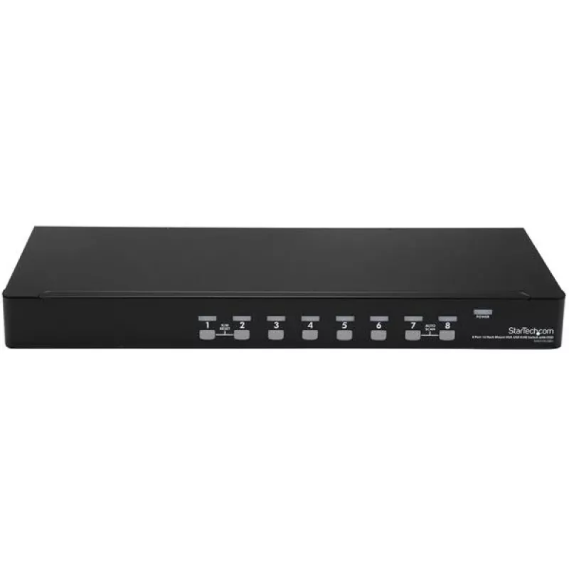 StarTech.com 8-portový 1HE rackový USB KVM switch kit s OSD a káblami