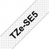 Etiketovacia páska Brother TZE-SE5 — 24 mm x 8 m, čierna na bielom