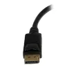 StarTech.com DP2HDMI2 video adaptér / prevodník z DisplayPort na HDMI, samec/samica, do 1920x1200, 25 cm