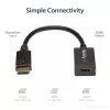 StarTech.com DP2HDMI2 video adaptér / prevodník z DisplayPort na HDMI, samec/samica, do 1920x1200, 25 cm
