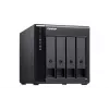QNAP vysokovýkonný desktop SATA 6Gbps JBOD úložný box | TL-D400S | čierny