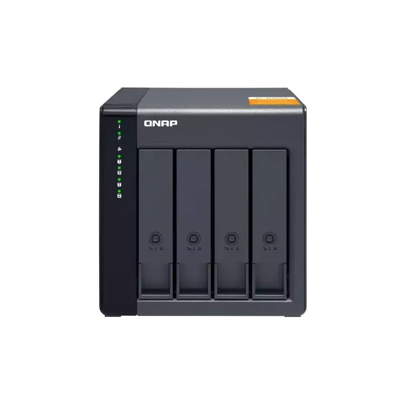 QNAP vysokovýkonný desktop SATA 6Gbps JBOD úložný box | TL-D400S | čierny