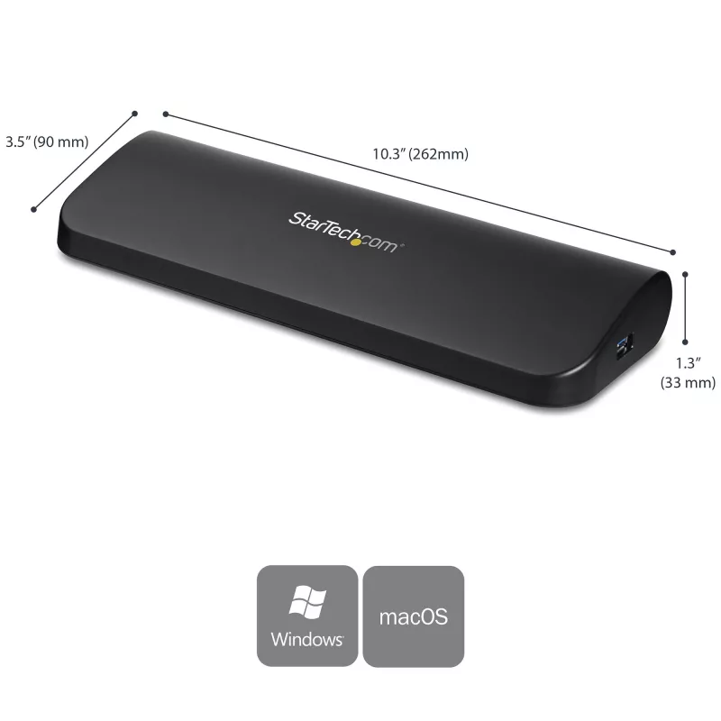 StarTech.com Dual-Monitor USB 3.0 dokovacia stanica s HDMI a DVI/VGA