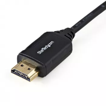 StarTech.com 50 cm Premium certifikovaný HDMI 2.0 kábel s Ethernetom - High Speed Ultra HD 4K 60Hz HDMI kábel HDR10 - HDMI kábel (konektor samec/konektor samec) - pre UHD monitory, televízory, displeje