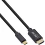 USB zobrazovací kábel InLine 64111 USB-C konektor samec na HDMI konektor samec 1 m