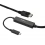 StarTech.com 2,9 m (9,8 ft.) USB-C na DisplayPort 1.2 kábel 4K 60Hz – USB-C na DisplayPort adaptérový kábel – HBR2 USB Type-C DP Alt Mode na DP monitor video kábel – funguje s Thunderbolt 3 – čierna